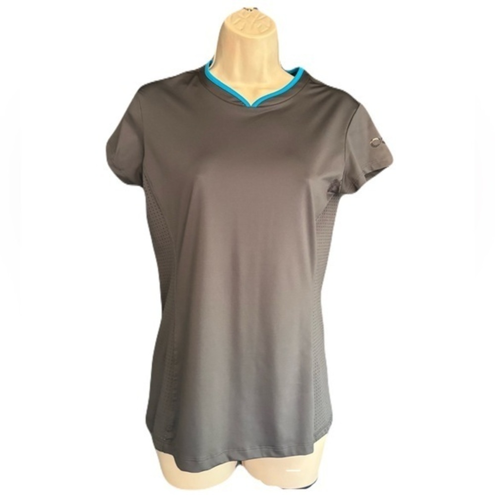 Stride Aria Equestrian Riding Shirt Women’s XS Blue Jewel Sunflow NWT